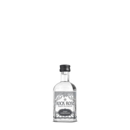 Rock Rose Navy Strength Gin Miniature 5cl glass bottle