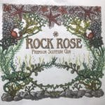Customised Rock Rose Gin label - Sea theme