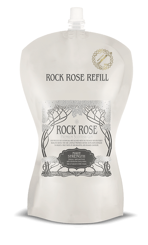 Rock Rose Gin Navy Strength Refill Pouch
