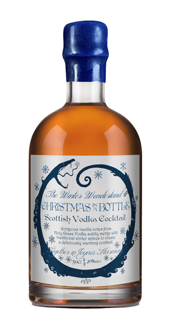 Christmas in a bottle - Holy Grass Vodka Festive Cocktail