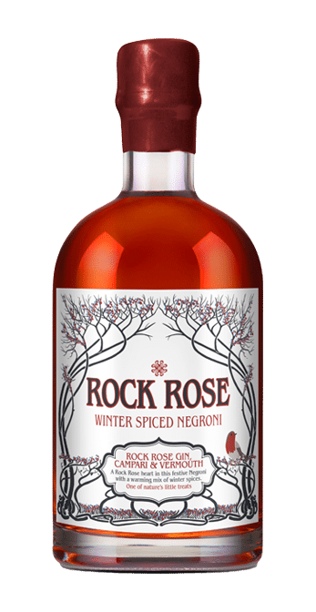 Winter Spiced Negroni - Rock Rose Gin Christmas Cocktail