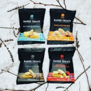 Selection of 4 packs of shortbread Baked Treats from Reids