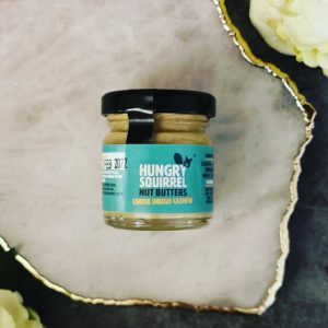 Small jar of Hungry Squirrel Cookie Dough Cashew nut butter