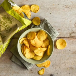 Pack of Mackies Pickled onion and in bowl