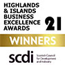 Highland & Islands Business Excellence Award Winners 2021 logo