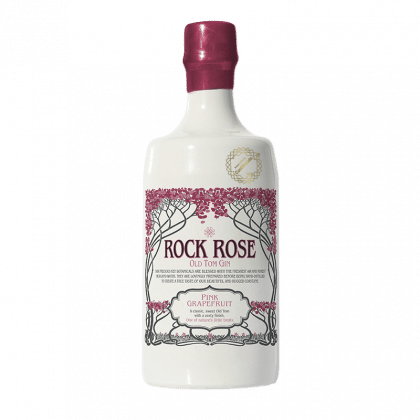 Rock Rose Old Tom Gin Pin Grapefruit edition bottle
