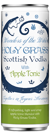 Holy Grass Vodka and Apple Tonic