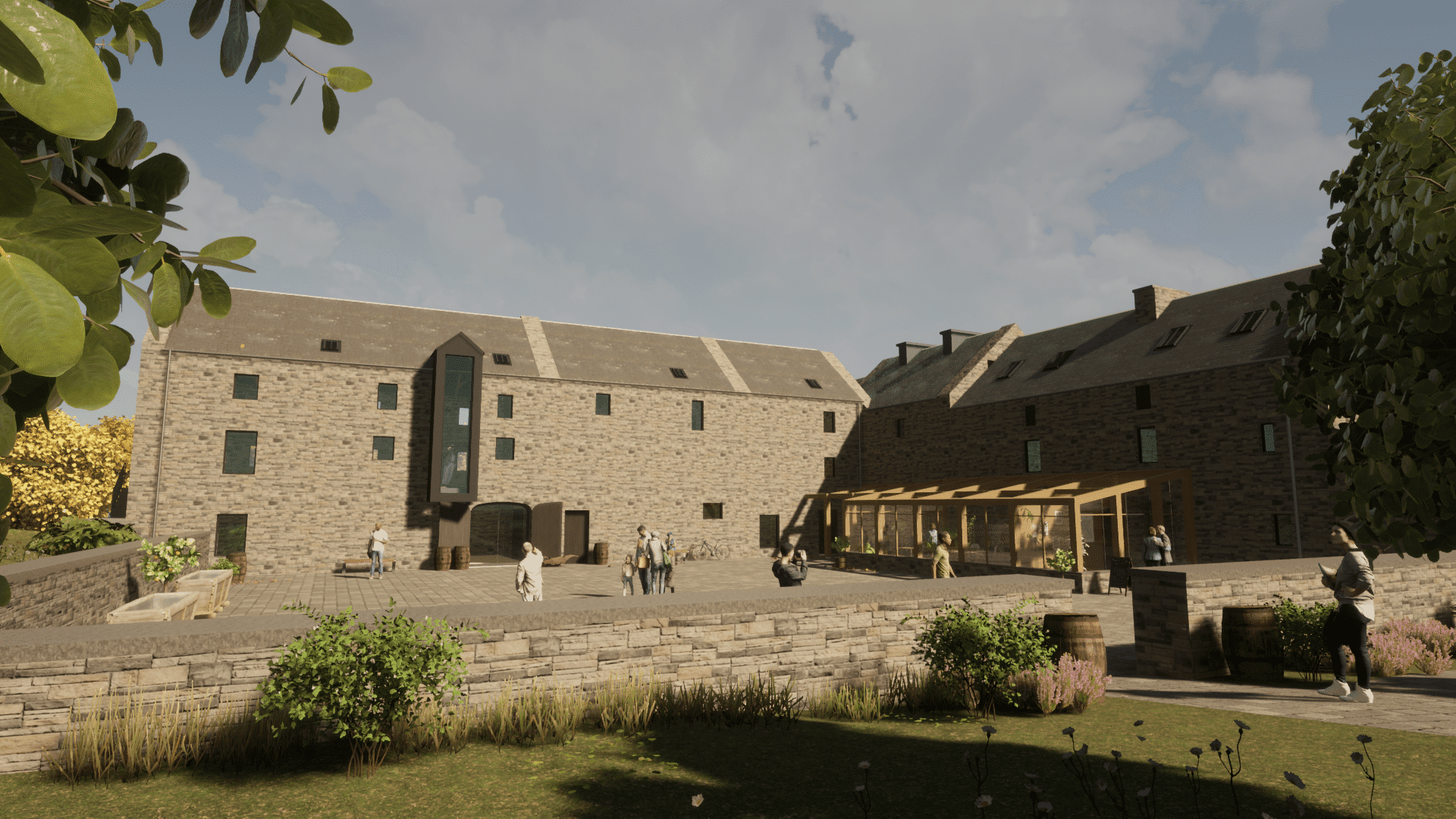 Castletown Mill 3D sketch plan