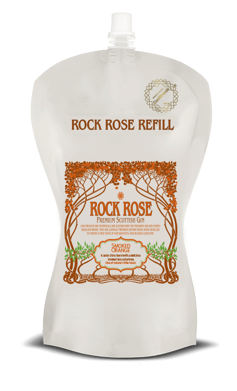 Rock Rose Gin Smoked Orange refill pouch