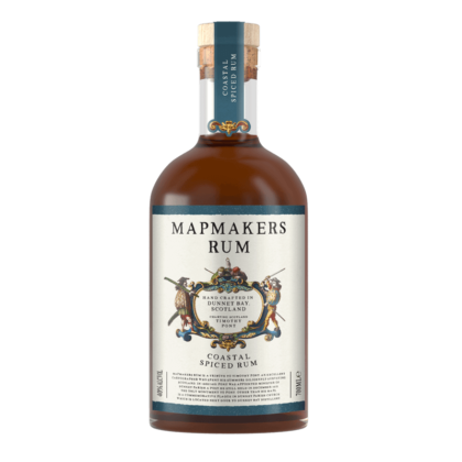 700ml bottle of Coastal Spiced Mapmaker's Rum