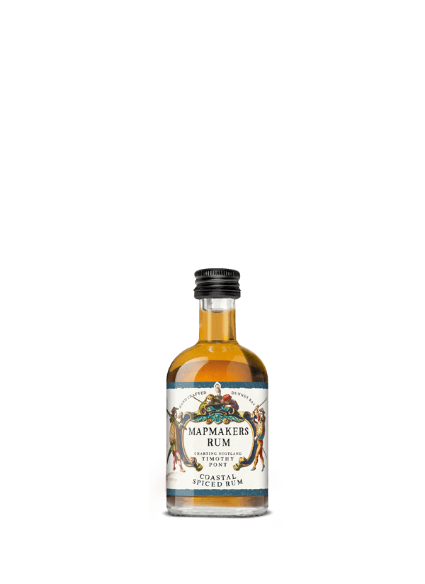 Mapmakers Spiced Rum miniature bottle